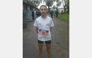 Jade Bassetto au championnat de France de cross 